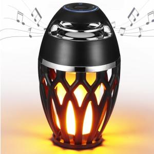 SUNJULY Wireless Flame Bluetooth Speaker with 360° Sound