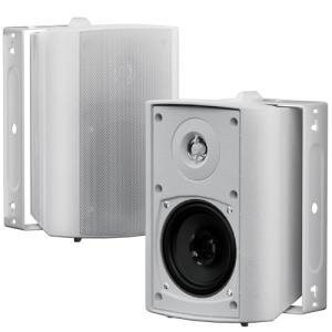 Herdio 4" Weatherproof Bluetooth Wall-Mount Speakers