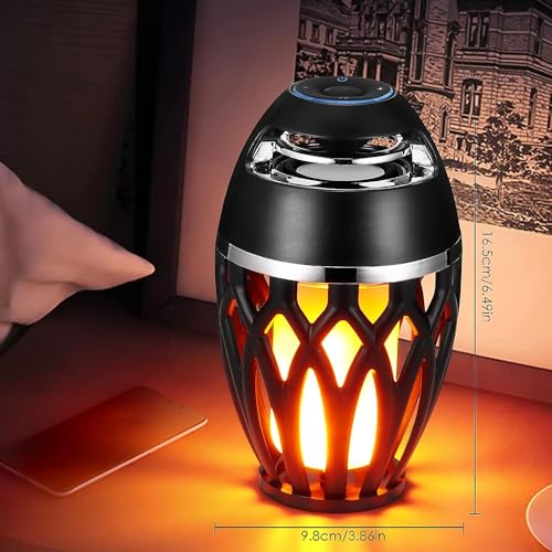 SUNJULY Wireless Flame Bluetooth Speaker with 360° Sound