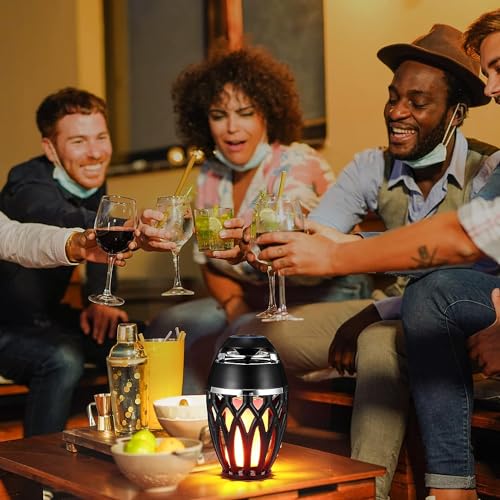 SUNJULY Wireless Flame Bluetooth Speaker with 360° Sound