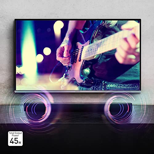 Panasonic SC-HTB100 Slim Bluetooth Soundbar, Black