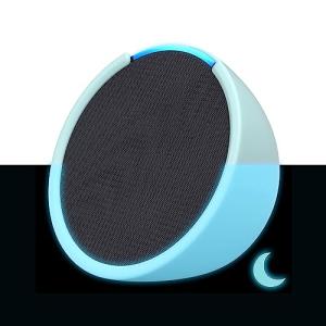 Echo Pop Smart Speaker with Glow-in-the-Dark Sleeve