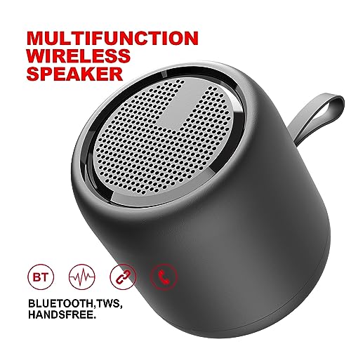 Compact Bluetooth Speaker with HD Bass and Waterproof Design