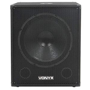VONYX 18 Inch Bi-Amplified DJ Subwoofer 1000W
