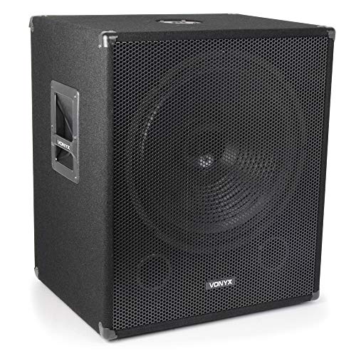 VONYX 18 Inch Bi-Amplified DJ Subwoofer 1000W