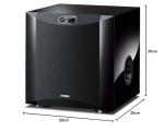 Yamaha NSSW200 Powered Subwoofer - Sleek Black Design