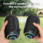 Portable Waterproof Bluetooth Speaker with 10-Hour Playtime