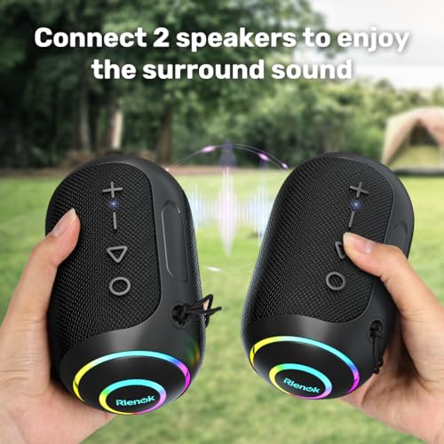 Portable Waterproof Bluetooth Speaker with 10-Hour Playtime