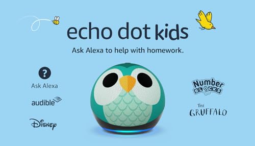 Echo Dot Kids 5th Gen Smart Speaker - Owl