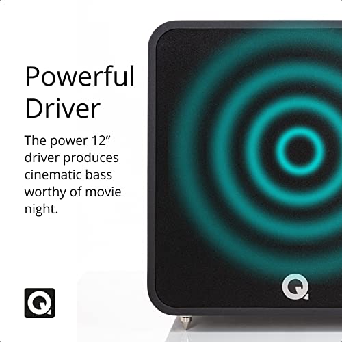 Q Acoustics B12 Active Subwoofer - Carbon Black
