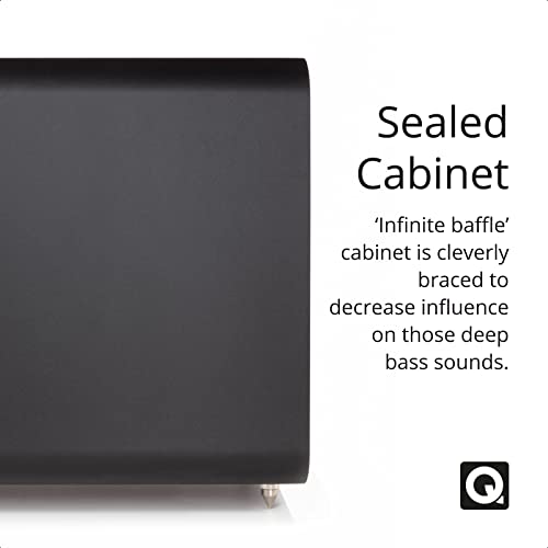 Q Acoustics B12 Active Subwoofer - Carbon Black