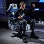 X ROCKER Wireless Bluetooth Gaming Chair - White Blue Black