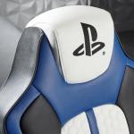 X ROCKER Wireless Bluetooth Gaming Chair - White Blue Black