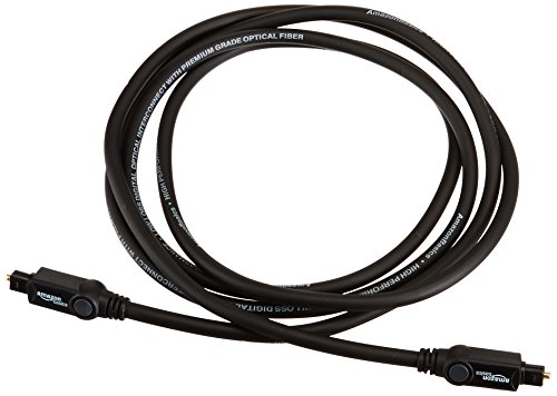 Amazon Basics Gold-Plated Optical Audio Cable, 1.83m