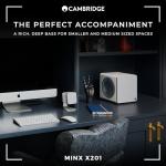 Cambridge Audio Minx X201 Active Subwoofer - Black