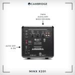 Cambridge Audio Minx X201 Active Subwoofer - Black