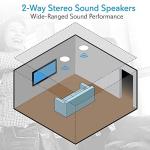 Weatherproof Dual Outdoor Speakers for Pool & Patio