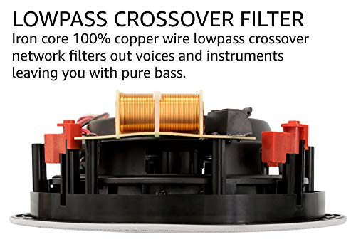 Earthquake Sound SUB8 8" In-Wall/Ceiling Subwoofer