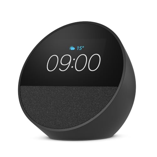 Echo Spot 2024: Smart Alarm Clock with Alexa