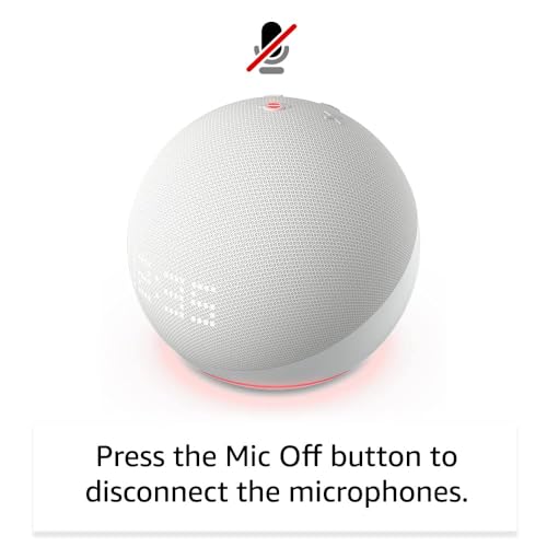 Echo Dot 5th Gen with Clock - Cloud Blue