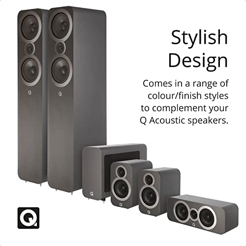Q Acoustics 3060S Active 8" Subwoofer - Graphite Gray
