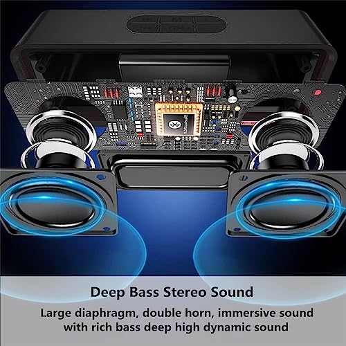 Portable Bluetooth 5.0 Speaker with HiFi Bass