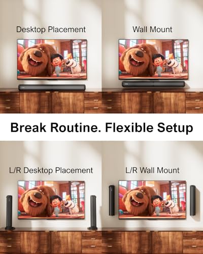 ULTIMEA 4.1ch Bluetooth Soundbar with Subwoofer