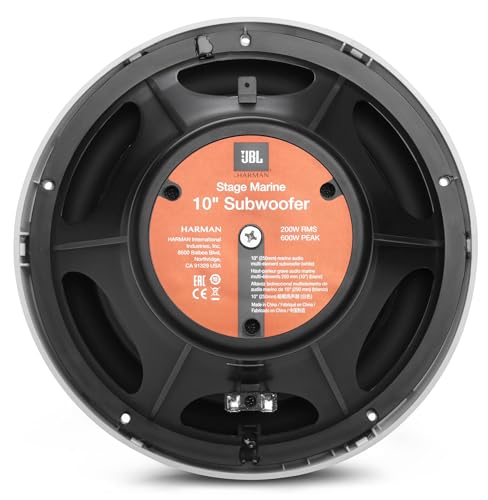 JBL Stage Marine 10 White Passive Subwoofer