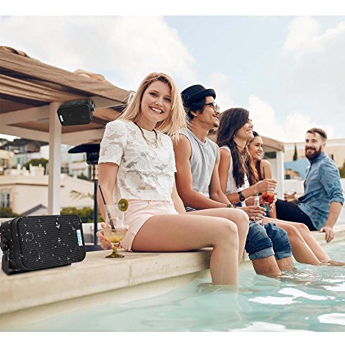 PYLE Dual Waterproof Outdoor Speaker System - Black