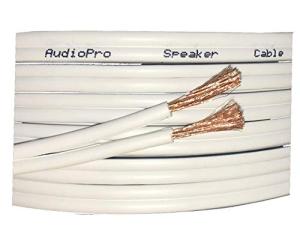 AudioPro 13 AWG Speaker Cable - 25m White