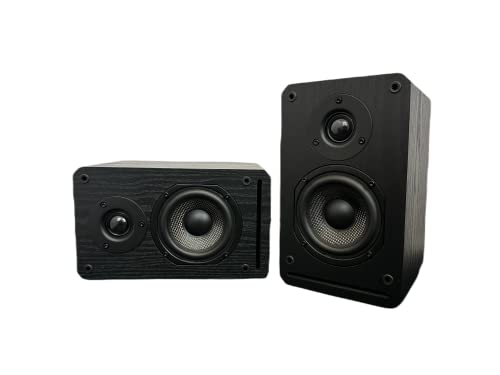 Roxel RBS-300 BK Enhanced Sound Bookshelf Speaker