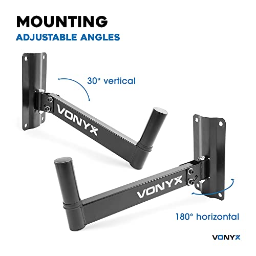 VONYX WMS-02 Universal DJ Speaker Wall Mounts