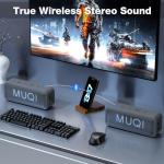 MUQI Waterproof Bluetooth Speaker with 24H Playtime