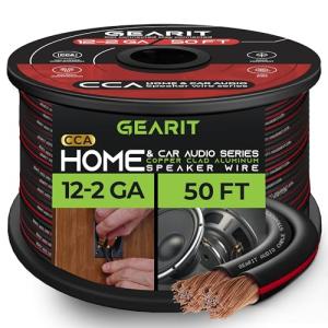 GearIT 12 AWG Speaker Wire - 100 Feet