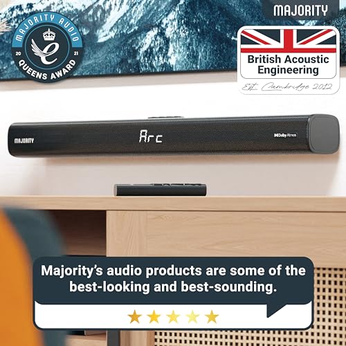 MAJORITY Dolby Atmos Wall-Mountable Soundbar
