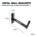 VONYX WMS-02 Universal DJ Speaker Wall Mounts