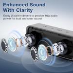 MUQI Waterproof Bluetooth Speaker with 24H Playtime