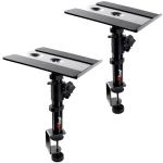 Clamp-on Studio Monitor Speaker Stand Pair - Heavy Duty