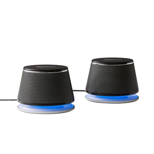 Amazon Basics USB-Powered Stereo Speakers for PC