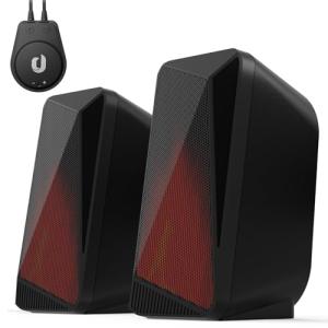 Jeecoo M40 USB Bluetooth Gaming Speakers with LED