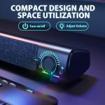 HPYLIF·H USB PC Gaming Speakers for Desktop