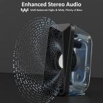 Jeecoo M40 USB Bluetooth Gaming Speakers with LED