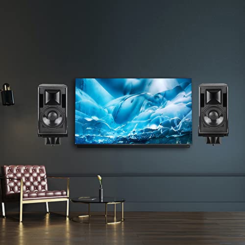 Universal Dual Speaker Wall Mounts, Tilt & Swivel