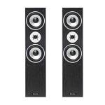 Black Fenton 3-Way Hi-Fi Tower Speakers Pair