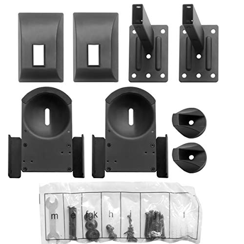 Universal Dual Speaker Wall Mounts, Tilt & Swivel