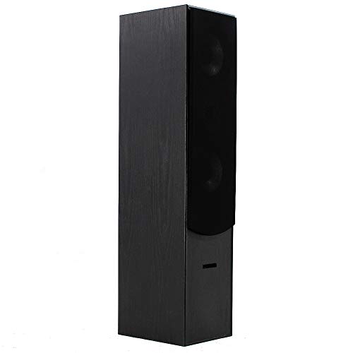 Black Fenton 3-Way Hi-Fi Tower Speakers Pair