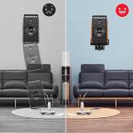 Universal Dual Speaker Wall Mounts, Tilt & Swivel