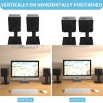 BQKOZFIN Universal Metal Speaker Stands for Audio
