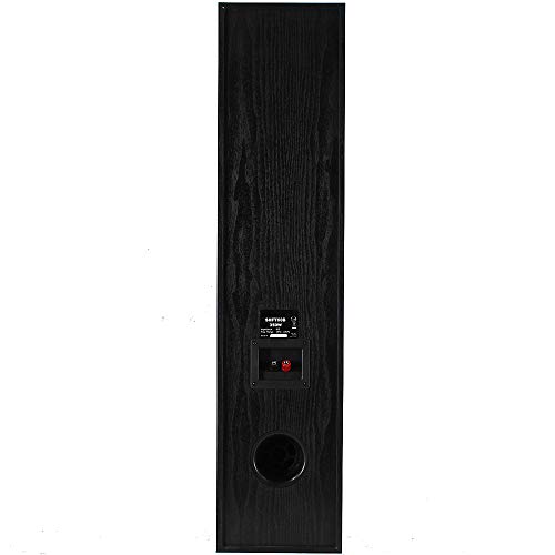 Black Fenton 3-Way Hi-Fi Tower Speakers Pair