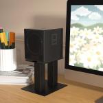 BQKOZFIN Universal Metal Speaker Stands for Audio